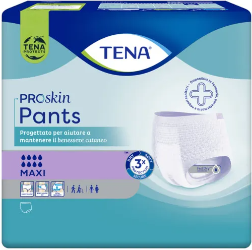 TENA Pants Maxi Pannoloni Mutandine Assorbenti Taglia L 8 Pezzi