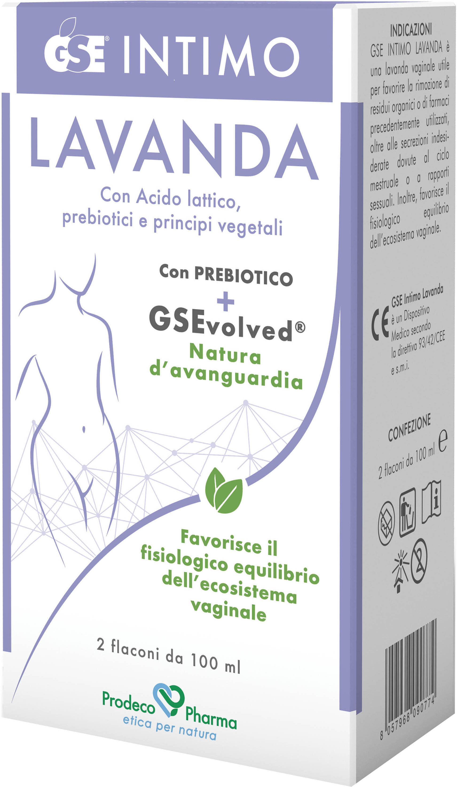 GSE intimo lavanda 2 flaconi da 100 ml