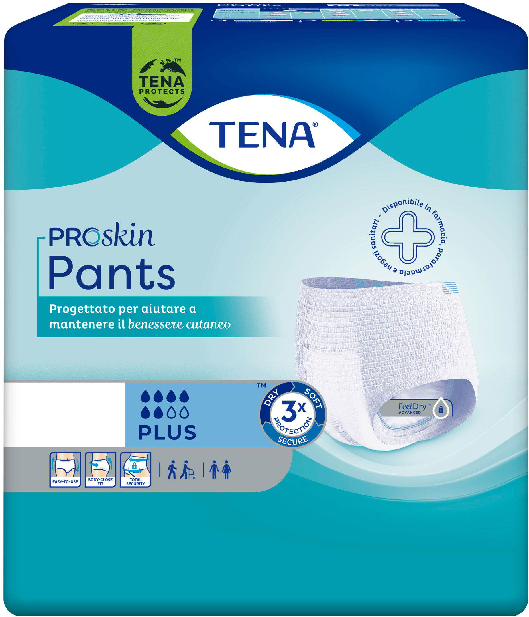 TENA Pants Plus Pannoloni Mutandine Assorbenti Taglia S 14 pezzi