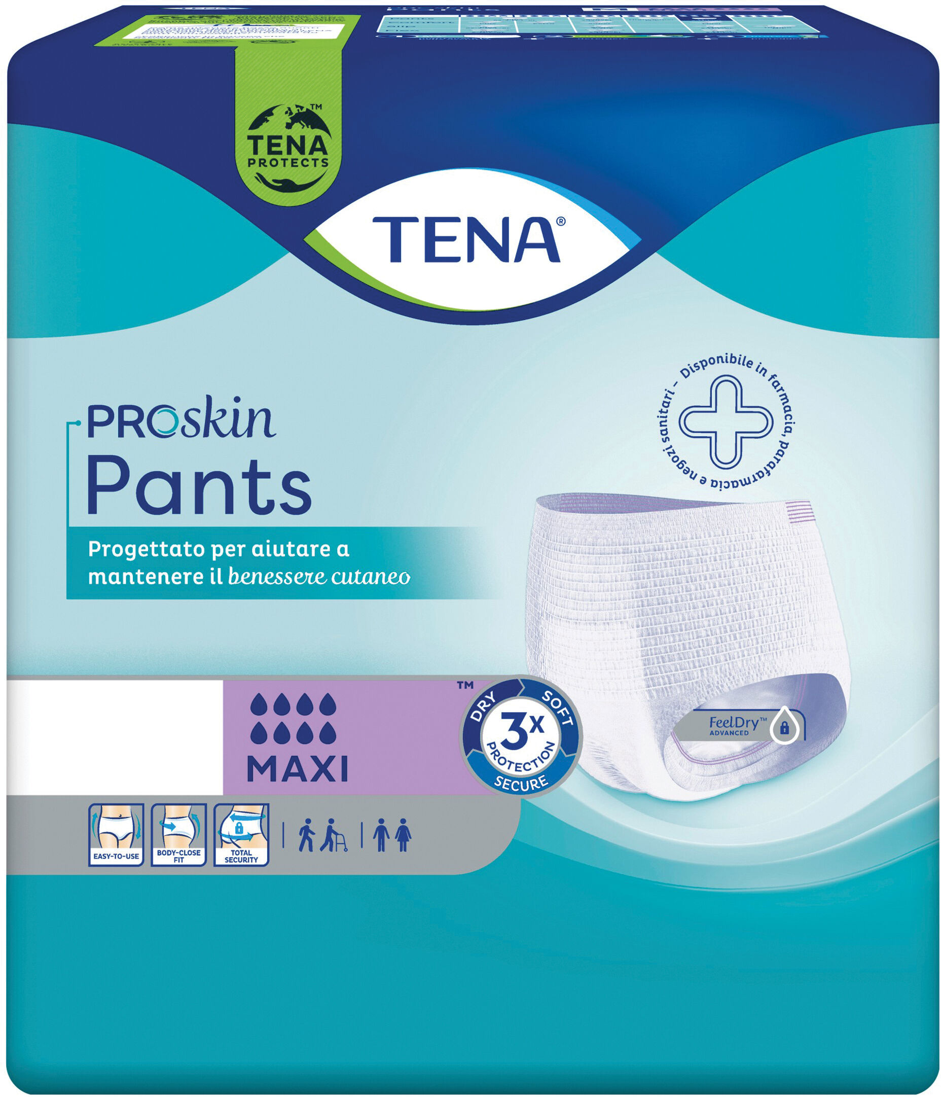 TENA Pants Maxi Pannoloni Mutandine Assorbenti Taglia Small 10 Pezzi