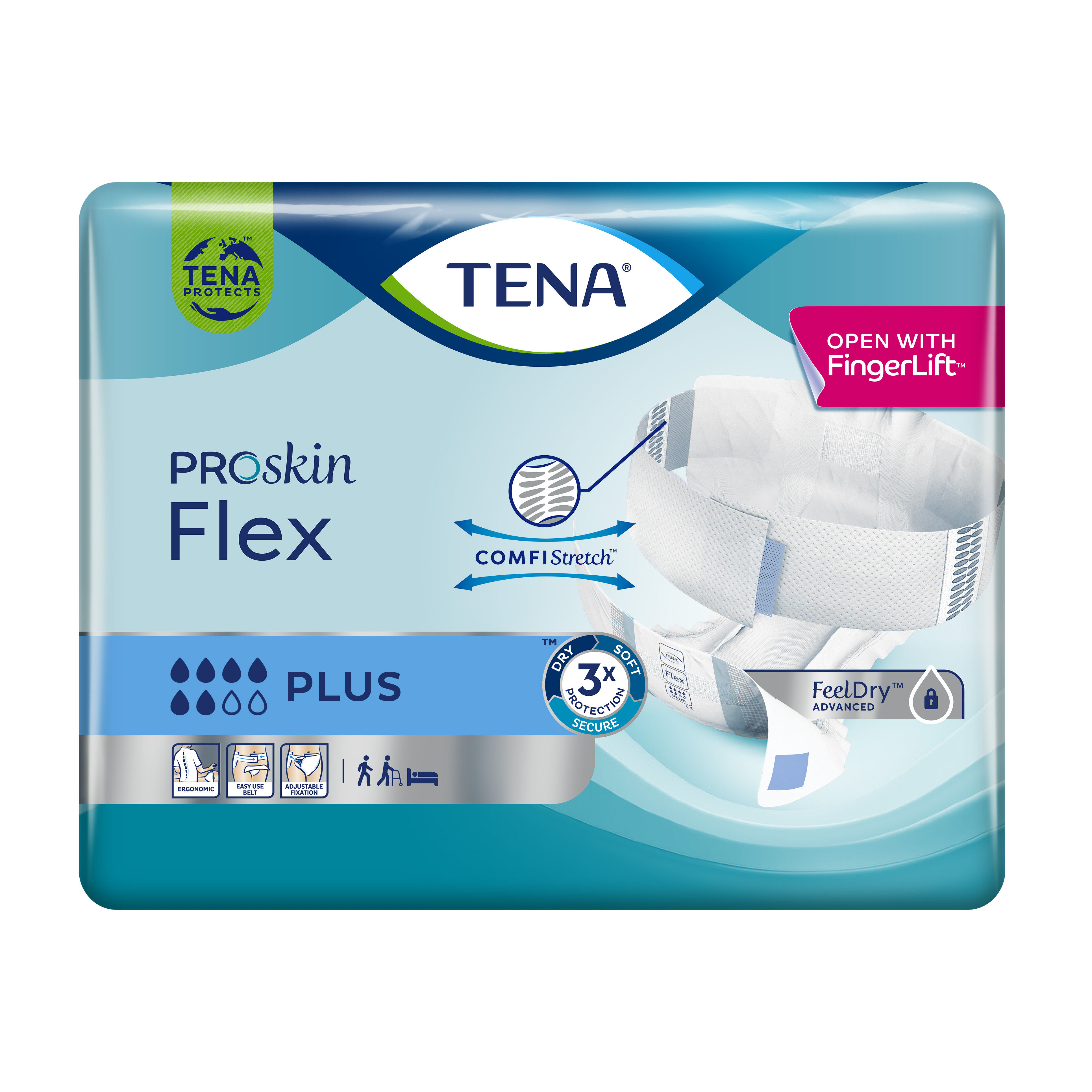 TENA Pannolone per incontinenza flex plus small 30 pezzi