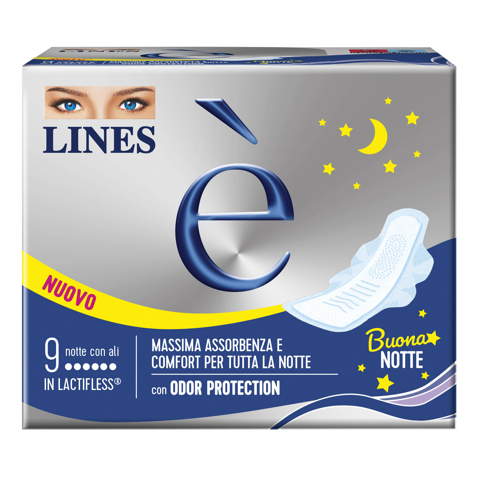 LINES e' notte carry pack 9 pezzi