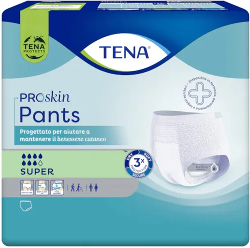 TENA Pants Super Pannoloni Mutandine Assorbenti Taglia L 10 Pezzi