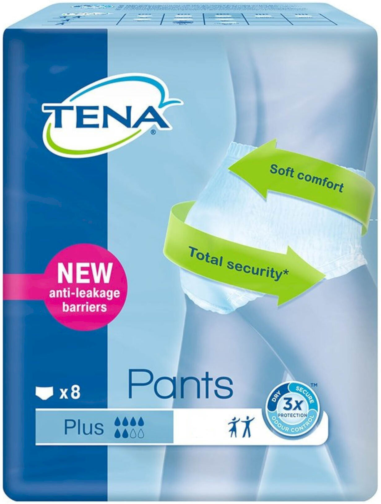 TENA Pants Plus 8 Assorbenti Taglia L L