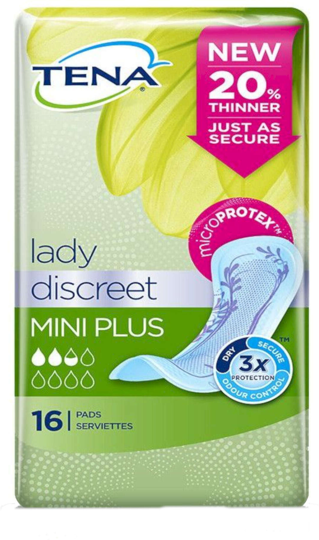 Tena Lady Discreet Ultra Normal 16 Assorbenti