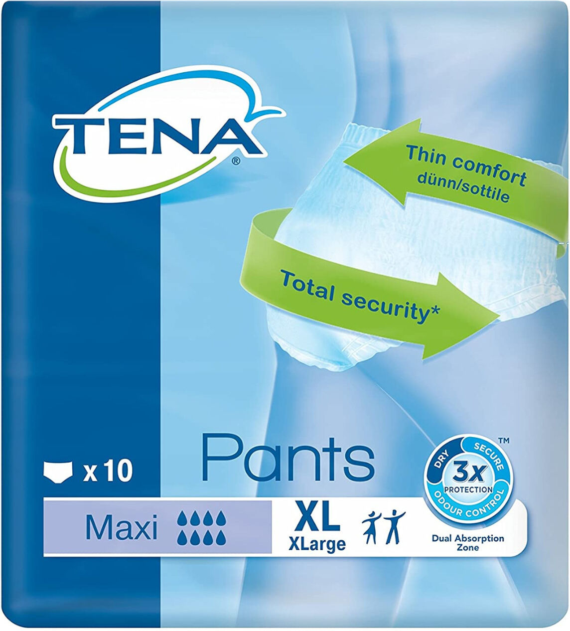 TENA Pants Maxi 10 Assorbenti Taglia Xl