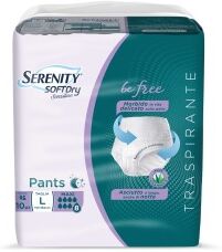 SERENITY SpA Serenity SoftDry Sensitive Pants L Maxi 10 Pezzi