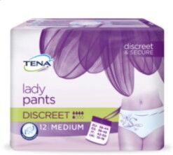 TENA LADY PANTS DISCREET MEDIUM 12PZ