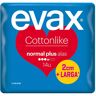 Evax Cottonlike compresas normal plus alas 14 u