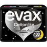 Evax Cottonlike compresas noche extra alas 8 u