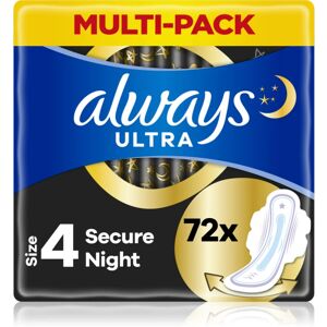 Always Ultra Secure Night sanitary towels 72 pc