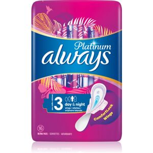 Always Platinum Day & Night sanitary towels 64 pc