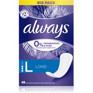 Always Daily Protect Long panty liners fragrance-free 48 pc