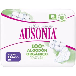 Ausonia Organic compresas super alas 10 u