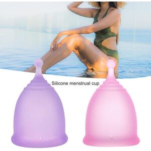 Tooth Care 2Pcs Menstrual Cups Leak-Free Sanitary Napkin Substitute Reusable Silicone Women Period Cups Ladies Supplies