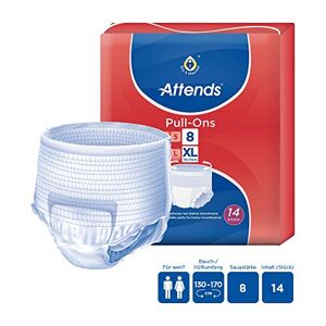 ATTENDS Pullovers 8 Pack of 14 Briefs Size XL