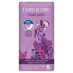 Natracare Maxi Pads (Night Time) - 10 Pack