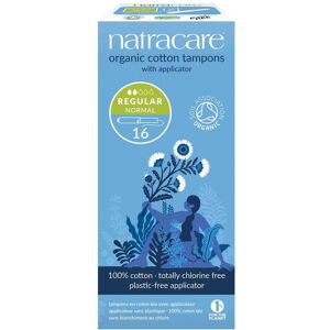 Natracare Organic Applicator Tampons (Regular) - 16 Pack