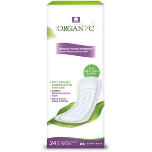 Organyc Bladder Control Liners (Ultra-Thin) - 24 Pack