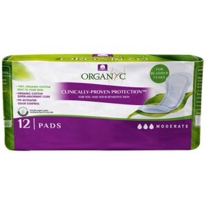 Organyc Bladder Control Pads (Moderate) - 12 Pads