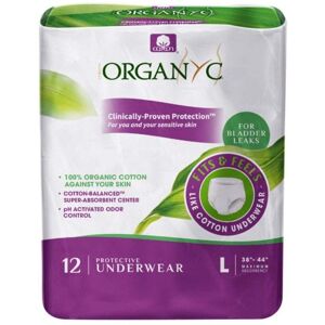 Organyc Protective Underwear (Large) - 12 Pack