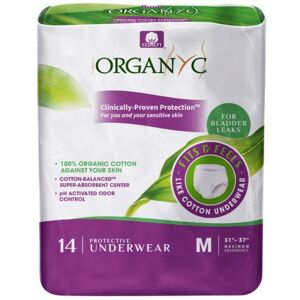 Organyc Protective Underwear (Medium) - 14 Pack