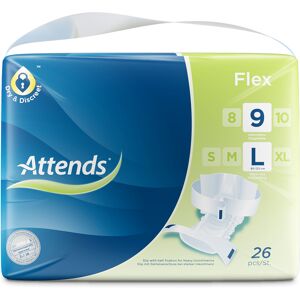 Attends Flex 9 Slips - Large - 26 Pack