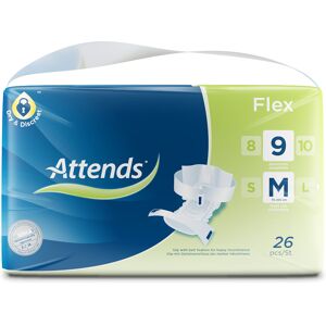 Attends Flex 9 Slips - Medium - 26 Pack