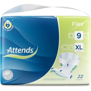 Attends Flex 9 Slips - XL - 22 Pack