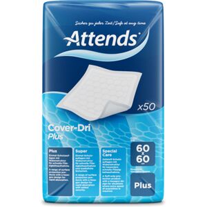 Attends Cover-Dri Plus Bed Pads - 60x60cm - 50 Pack