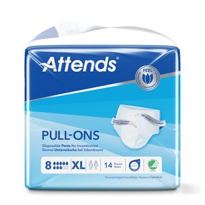 Attends Pull-Ons 8 Pants - XL - 14 Pack