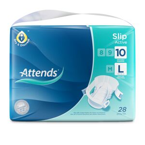Attends Slip Active 10 - Large - 28 Pack