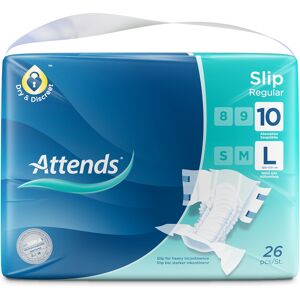 Attends Slip Regular 10 - Large - 26 Pack