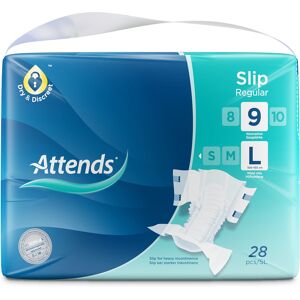 Attends Slip Regular 9 - Large - 28 Pack