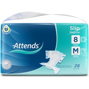 Attends Slip Regular 8 - Medium - 28 Pack