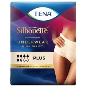 Tena Silhouette Plus High Waist Underwear Creme Large 8