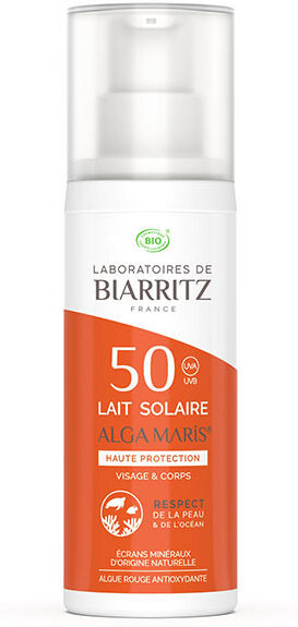 Laboratoires de Biarritz Soins Solaires Lait SPF50 Bio 100ml