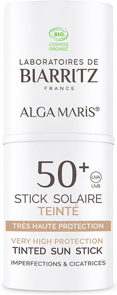 Laboratoires de Biarritz Soins Solaires Stick SPF50+ Bio Teinté 9ml