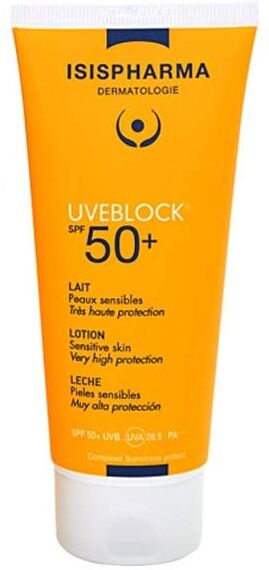 Isispharma Uveblock Lait Très Haute Protection SPF50+ 100ml