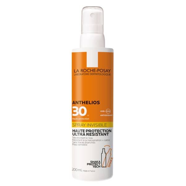 La Roche Posay Anthelios Spray Crème Solaire Invisible Corps SPF30 200ml