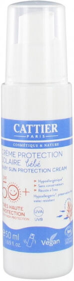 Cattier Solaire Crème Protection Bébé SPF50+ 50ml