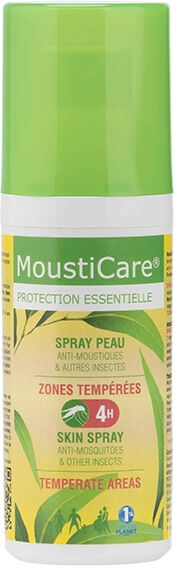 Mousticare Spray Peau Zones Tempérées 50ml