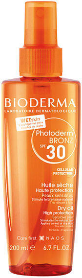 Bioderma Photoderm Bronz Huile Sèche Solaire Bronzage Intense SPF30 200ml