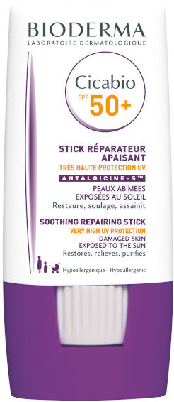 Bioderma Cicabio Stick Réparateur Apaisant Anti-Cicatrices SPF50+ 8g