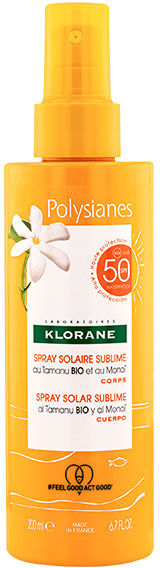 Klorane Monoï & Tamanu Spray Solaire Sublime Corps SPF50 200ml