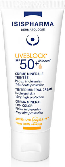 Isispharma Uveblock Crème Minérale Teinté SPF50+ 40ml