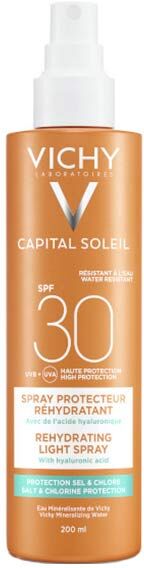 Vichy Capital Soleil Spray Solaire Protecteur Réhydratant SPF30 200ml