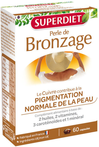 Superdiet Perle de Bronzage - 60 capsules