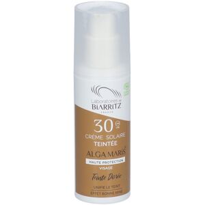 Laboratoires de BIARRITZ Alga Maris Zonnecreme Gezicht Spf30 Doree 50 ml Sonnenschutzcreme