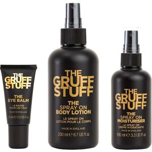 The Gruff Stuff Pflege Gesichtspflege The All In One Set The Eye Balm 15 ml + The Spray on Body Lotion 200 ml + The Spray on Moisturiser 100 ml